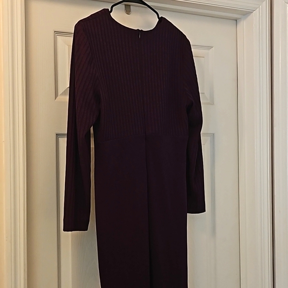 Vintage knit long sleeve maxi dress - Picture 4 of 4